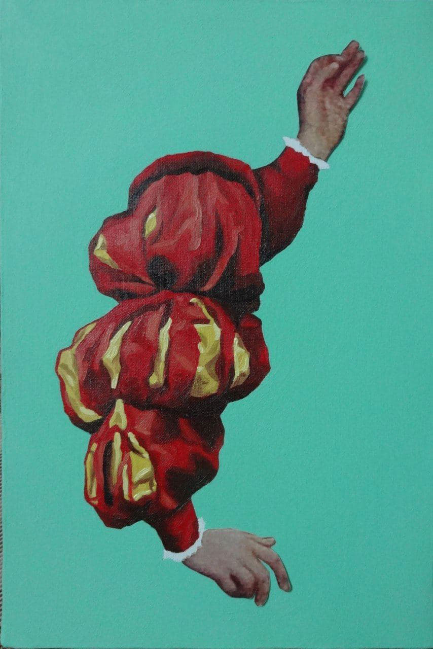Gandom Amiri / Untitle / oil on canvas/30*25/2015