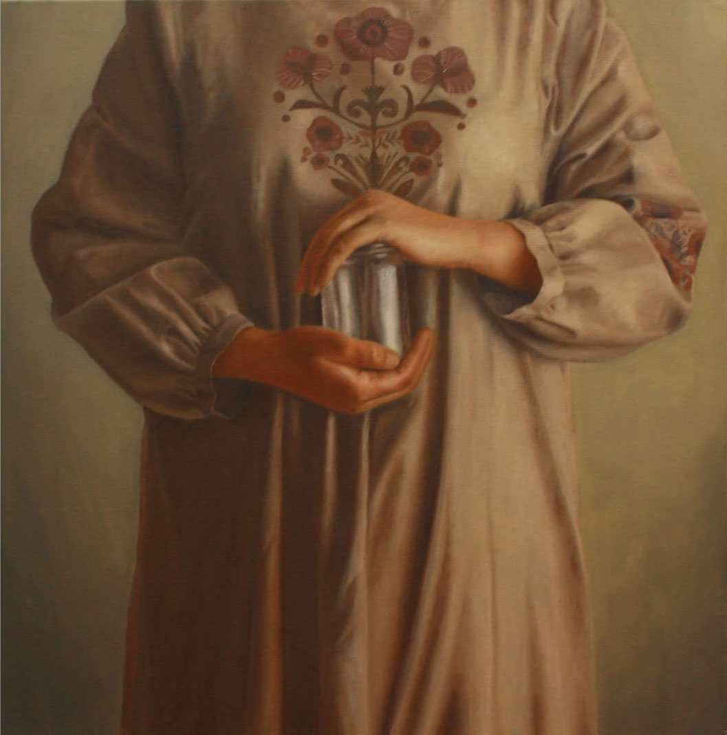 Azam Golkar capacitiy series . oil on canvas . 60*60cm. 2018