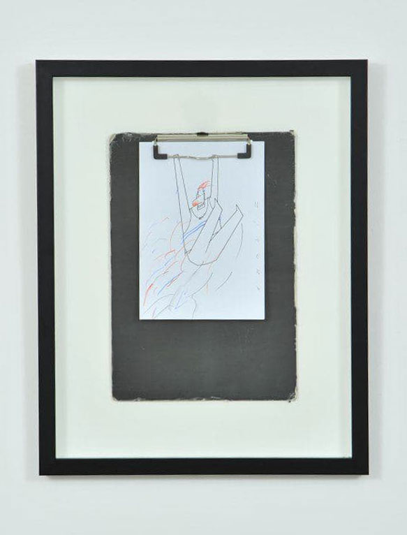 Kambiz Drambaksh / Untitle / Markar, pencil case,collage on paper/39X49/2017