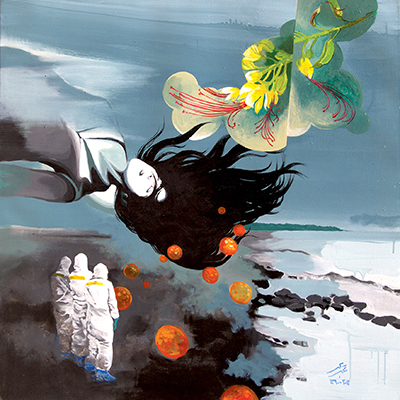 From Unknow coast series , Acrylic  on canvas ,100 x 100 cm /2012