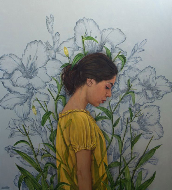 Bouquet / For Colorless pinks / oil & acrylics on canvas / 92*103 / 2020